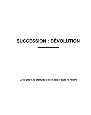 2022 3 Succession Devolution (Civ ) [2022 07]