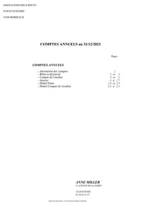 Bilan Deux Bouts 2021