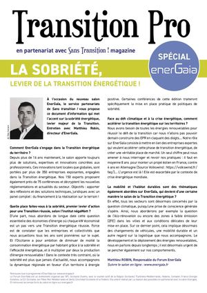 Supplément Energaia - Sans transition ! Théma 37