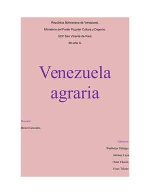 Venezuela Agraria