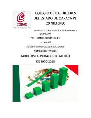 estructura sociaeconomica de Mexico