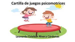 U3 Tarea Cartilla De Juegos Psicomotrices