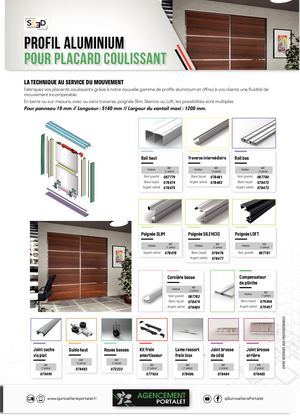 Placards coulissants - Quincaillerie Portalet