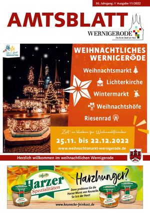 Amtsblatt Wernigerode 11/2022