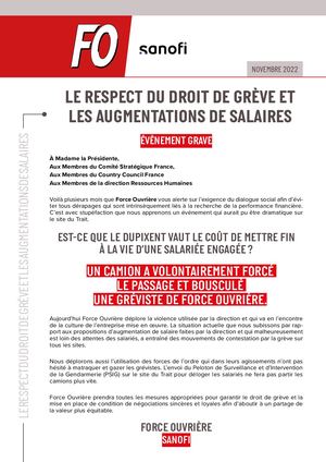 Sanofi Le Trait : évènement grave