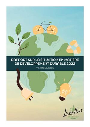 RAPPORT DU DÉVELOPPEMENT DURABLE 2022