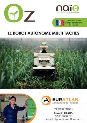 Brochure Robot Oz Naio Technologies - Euratlan -Novembre 2022