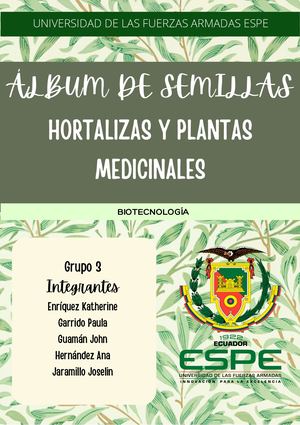 Albúm De Semillas Grupo 3