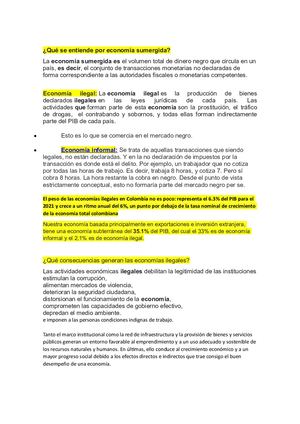 Qué Se Entiende Por Economía Sumergida