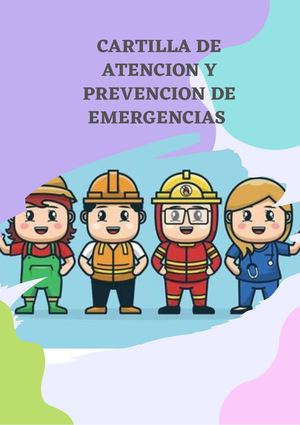 Cartilla De Atención Y Prevención De Emergencias