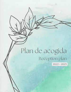 Plan De Acogida
