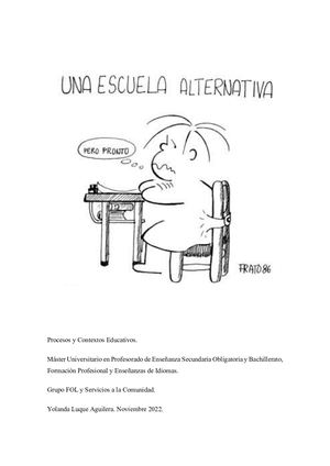 Portfolio Procesos Y Contextos Educativos