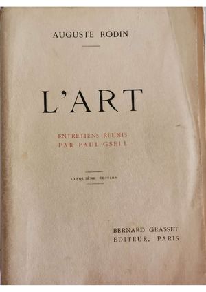 Entretien Rodin Avec Gsell 1911 Edition Grasset