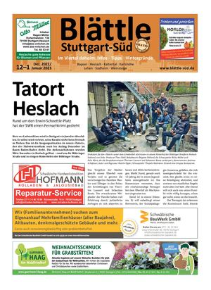 Blättle Stuttgart-Süd 12/2022–1/2023