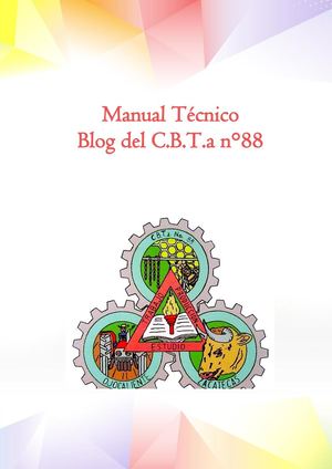 Manual Técnico Blogger