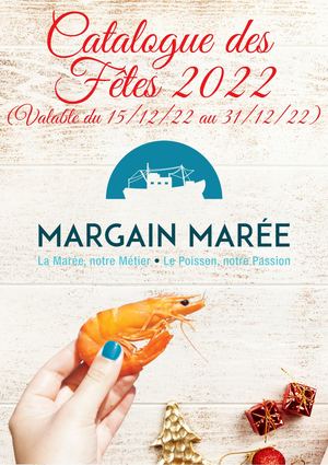 Catalogue des Fêtes 2022 Margain Marée