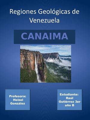 Regiones Geológicas De Venezuela