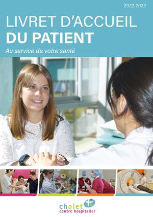 Livret d'accueil du patient CH Cholet 2022-2023