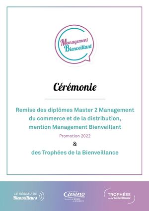 Lauréats Trophees Bienveillance&diplomes Master Mb2022