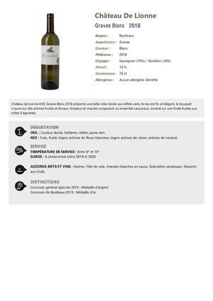 Fiches Techniques Vins Catalogue 2022