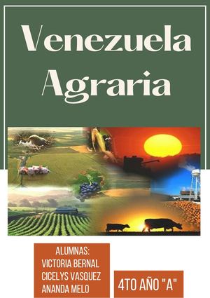 revista de venezuela agraria
