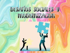 Desafios Sociales Y Modernizacion