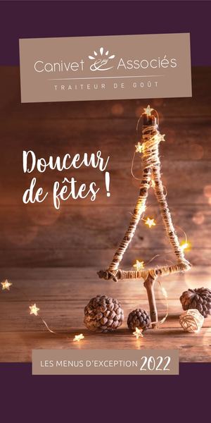 Canivet Traiteur Menu De Fête 2022