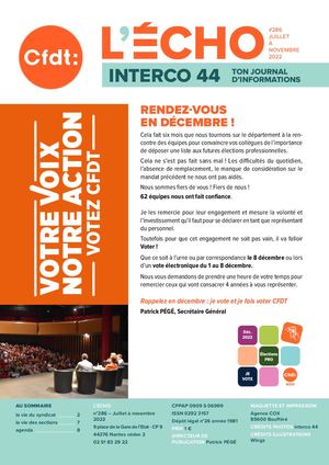 L'écho 286 Interco 44 CFDT