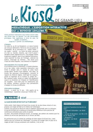 Kiosque Decembre 2022