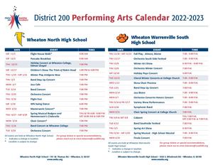 Calaméo - 2022-23 High School Performing Arts Calendar