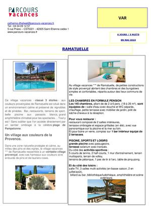 Descriptif Et Devis Ramatuelle