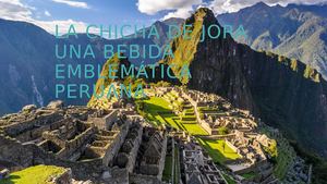 La Chicha De Jora Proyecto Final