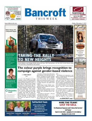 Bancroft This Week December 2, 2022