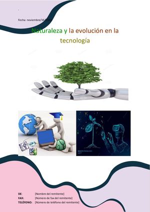 Revista S C P Naturaleza Y La Evolucion De La Tecnologia
