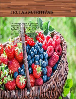 DATOS DE 4 FRUTAS