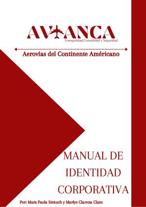 Manual De Identidad Avianca