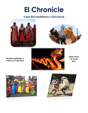 El Chronicle Costa Rica Multiétnica Y Pluricultural