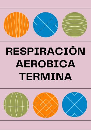 Respiracion Anaerobica