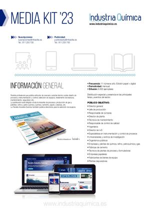 INDUSTRIA QUÍMICA MEDIAKIT 2023