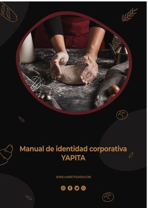 M Anual De Marca Corporativo Con Pastel
