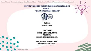 Aduditoria Laive Camizan Ad Dia