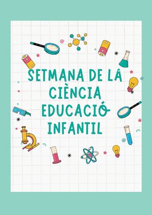 Experiments Educació Infantil