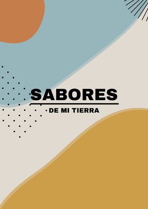 SABORES DE MI TIERRA