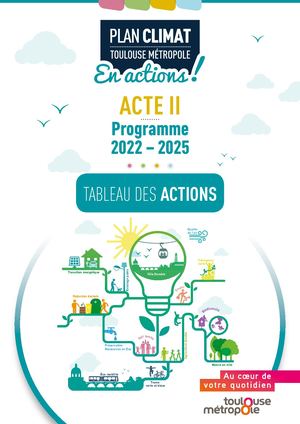Plan Climat Toulouse Métropole - Acte II