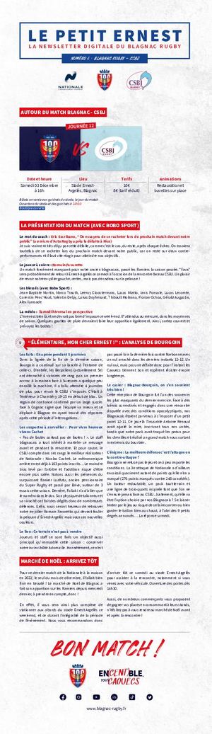 Le Petit Ernest - CSBJ