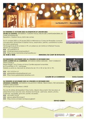 Animations Décembre 2022