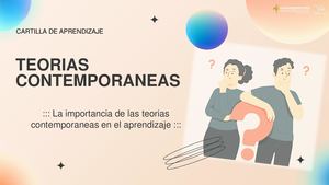 Cartilla Teorias Contemporaneas