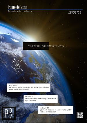 Revista Digital Los Ultimos Tiempos - Isai Otoya