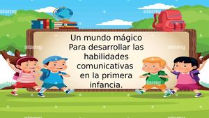 cartilla digital para desarrollar las habilidades comunicativas en la primera infancia