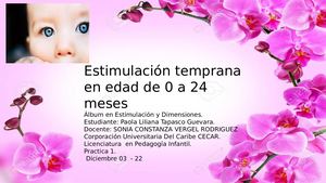 Álbum Practicas Estimulación